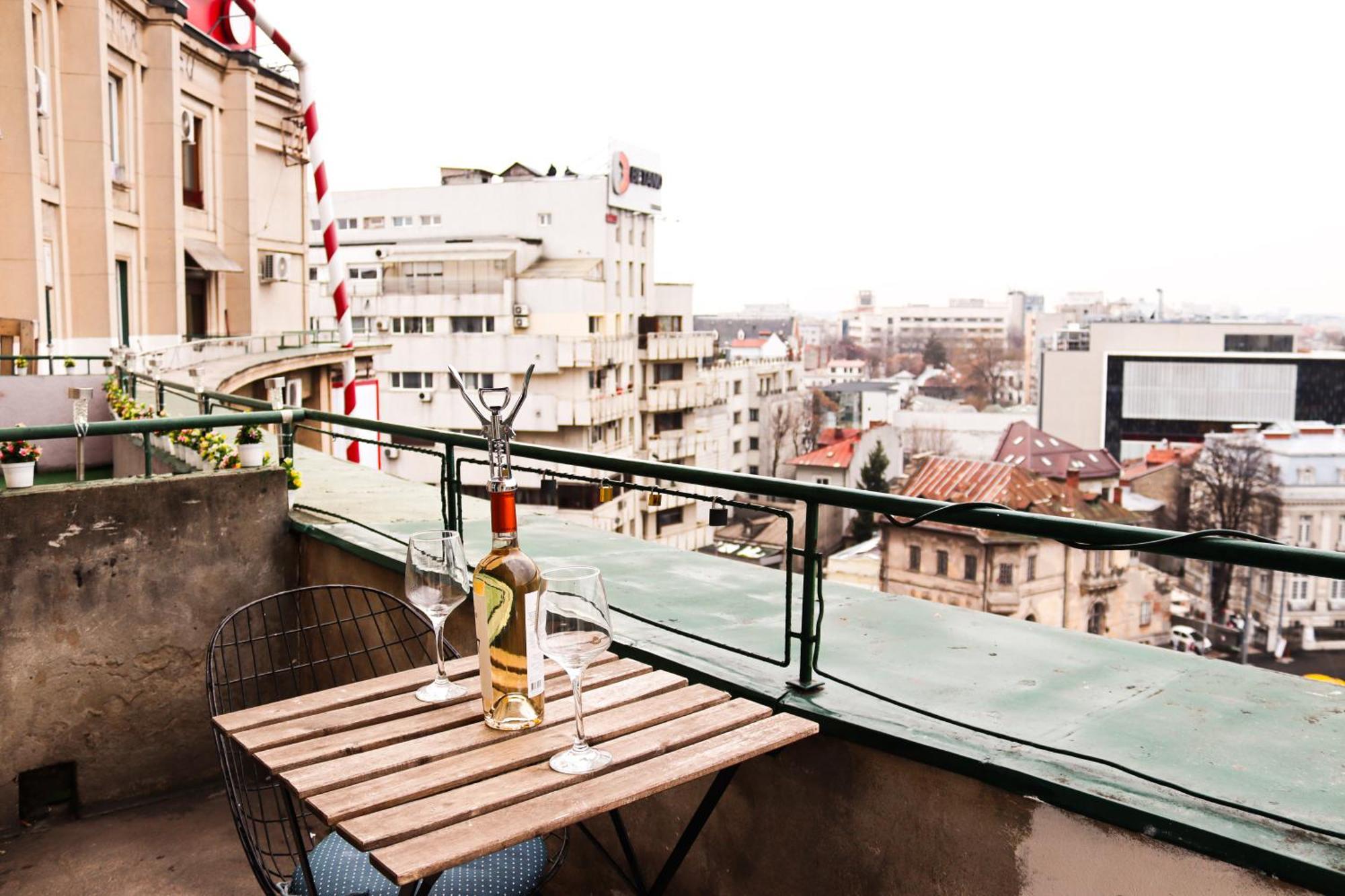 Scandinavian Style Apartment With Panoramic View Bukarest Eksteriør billede