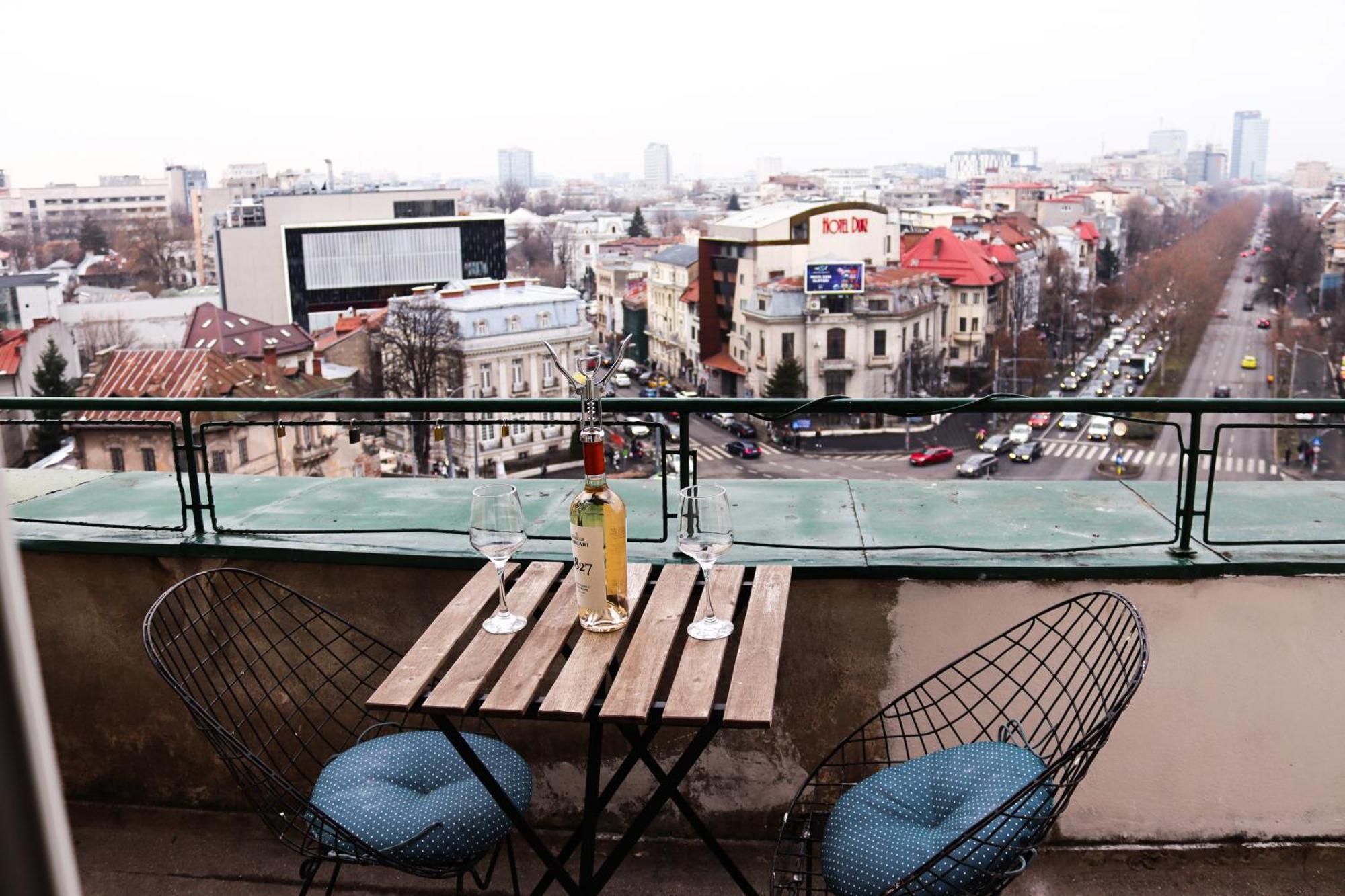 Scandinavian Style Apartment With Panoramic View Bukarest Eksteriør billede