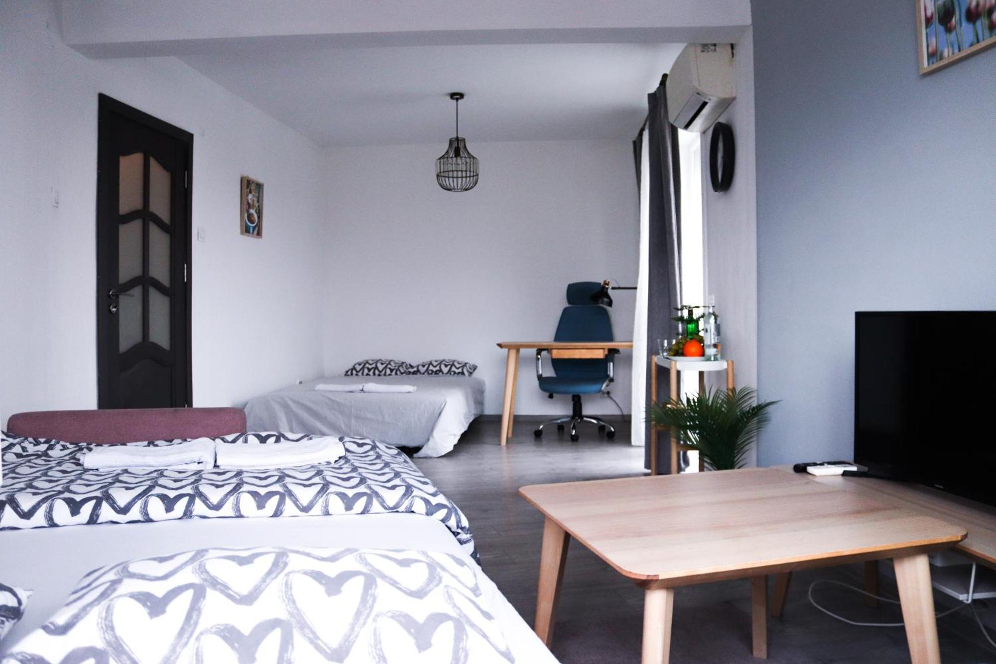 Scandinavian Style Apartment With Panoramic View Bukarest Eksteriør billede